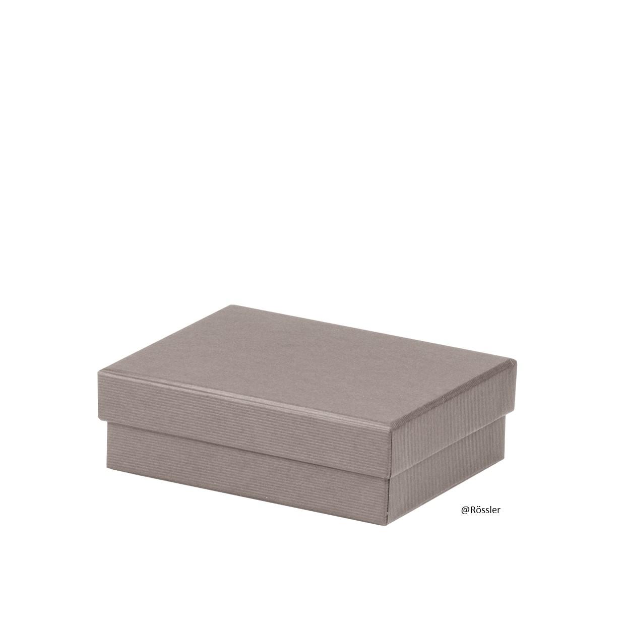 Geschenkschachtel 96x128x40mm Taupe
